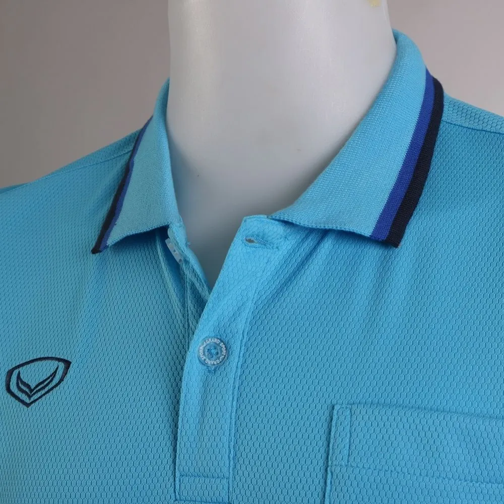 GRAND SPORT Light blue Men's polo shirt (012588)