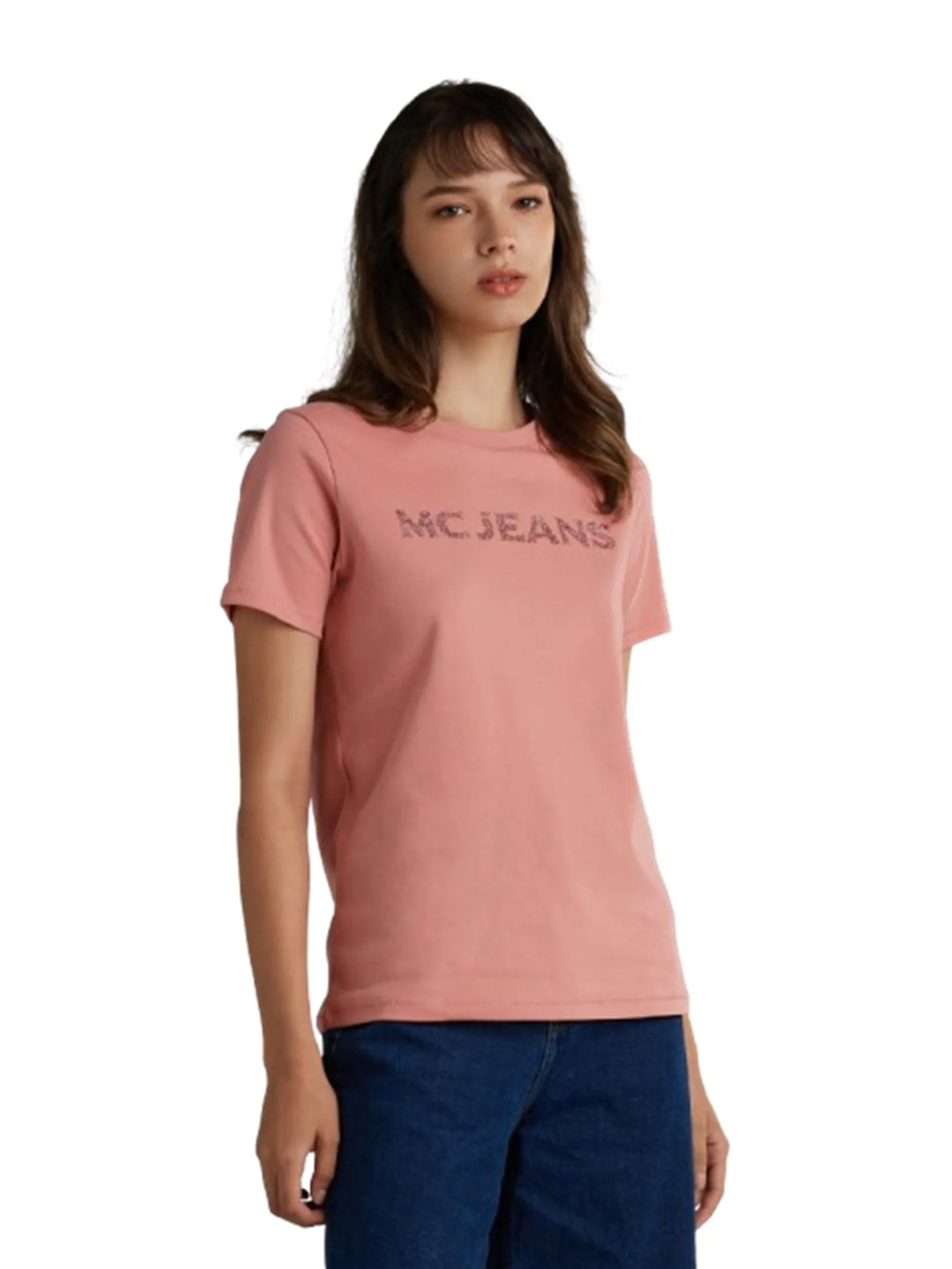 MC JEANS T-Shirt Women Pink