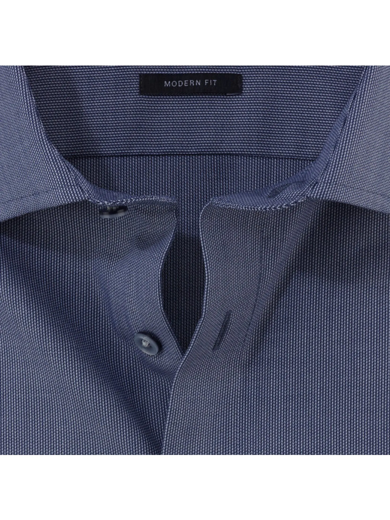 OLYMP MEN S SHIRT LONG SLEEVES BUSINESS SHIRT MODERN FIT EASY IRON NAVY BLUE