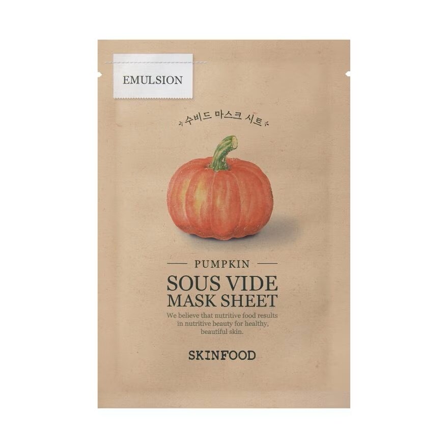 Skinfood Mask Sheet Pumpkin Sous Vide 1'S - ฺBrown