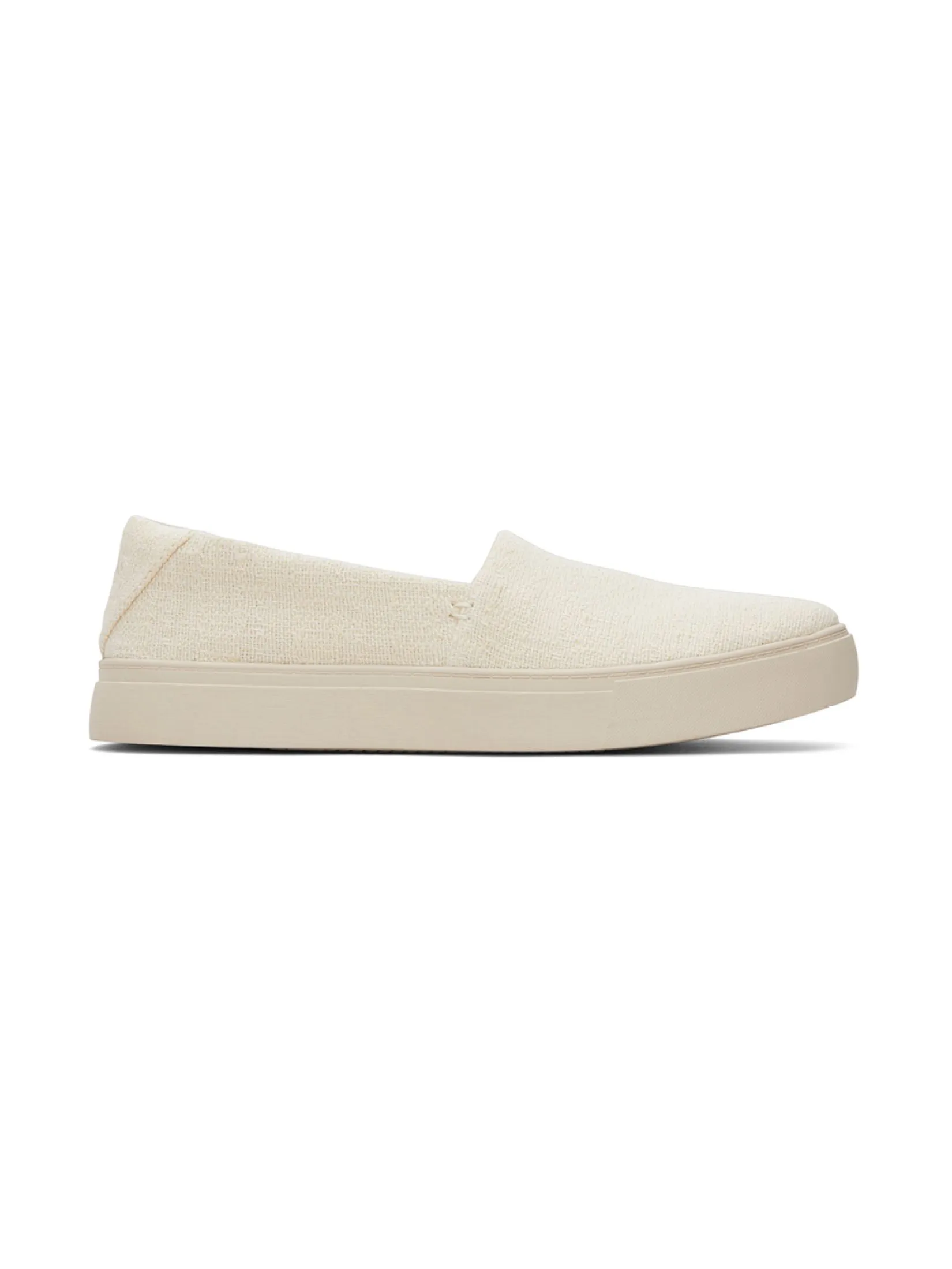 TOMS Women Shoe Slip On Kameron Natural Two Tone Slub