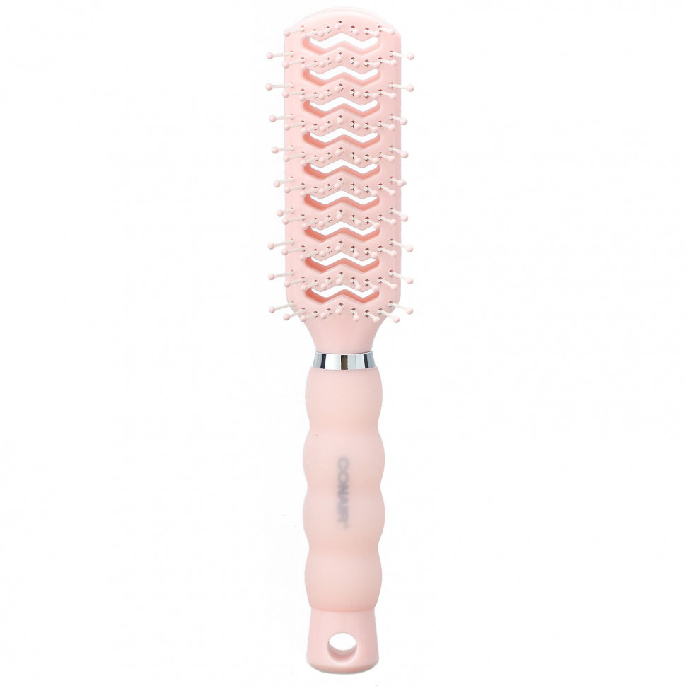 Conair, Продуваемая расческа для укладки Gel Grips с удобной гелевой ручкой, 1 шт.