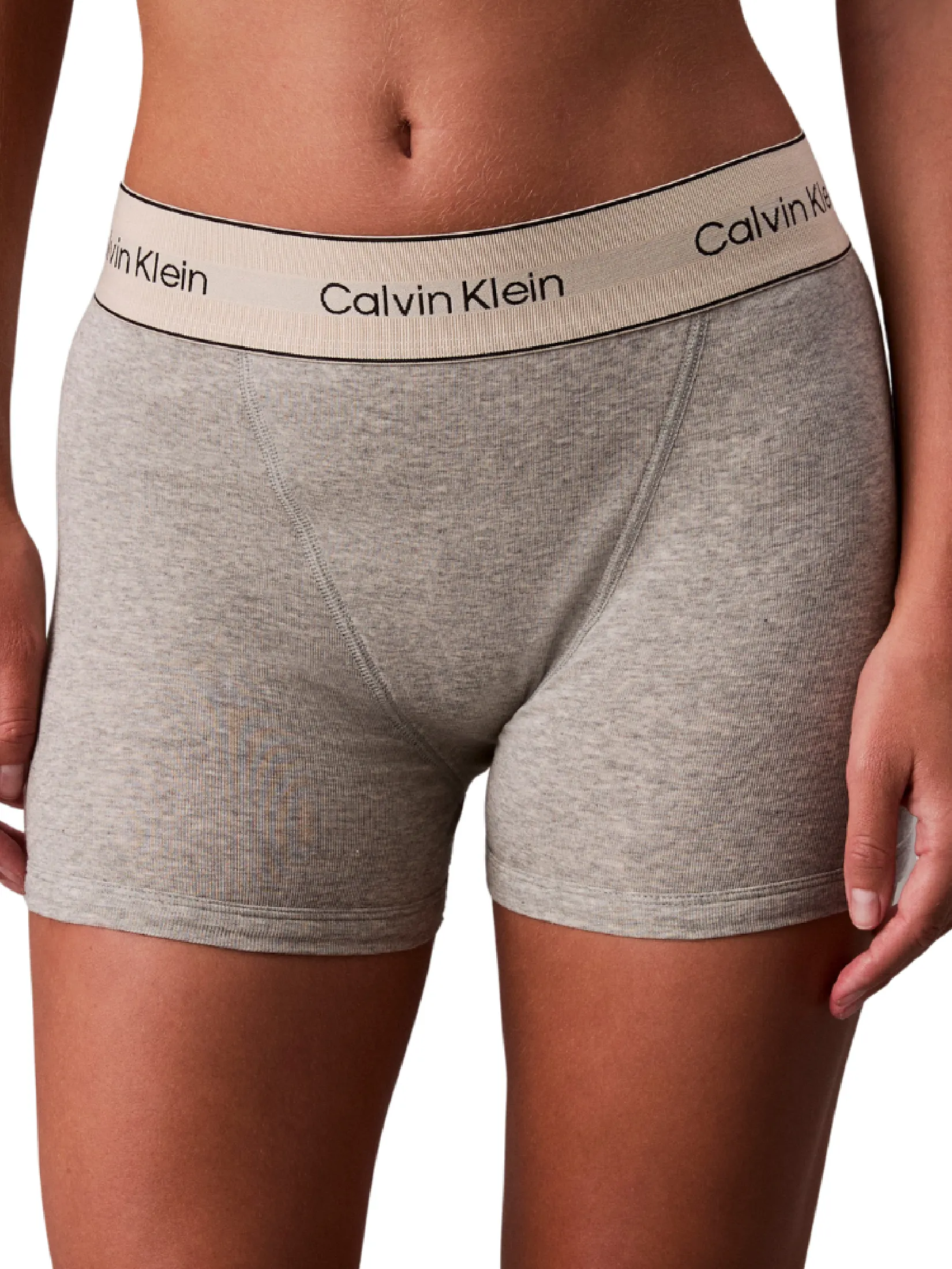 CALVIN KLEIN Women s Heritage Cotton Boxer Brief Grey