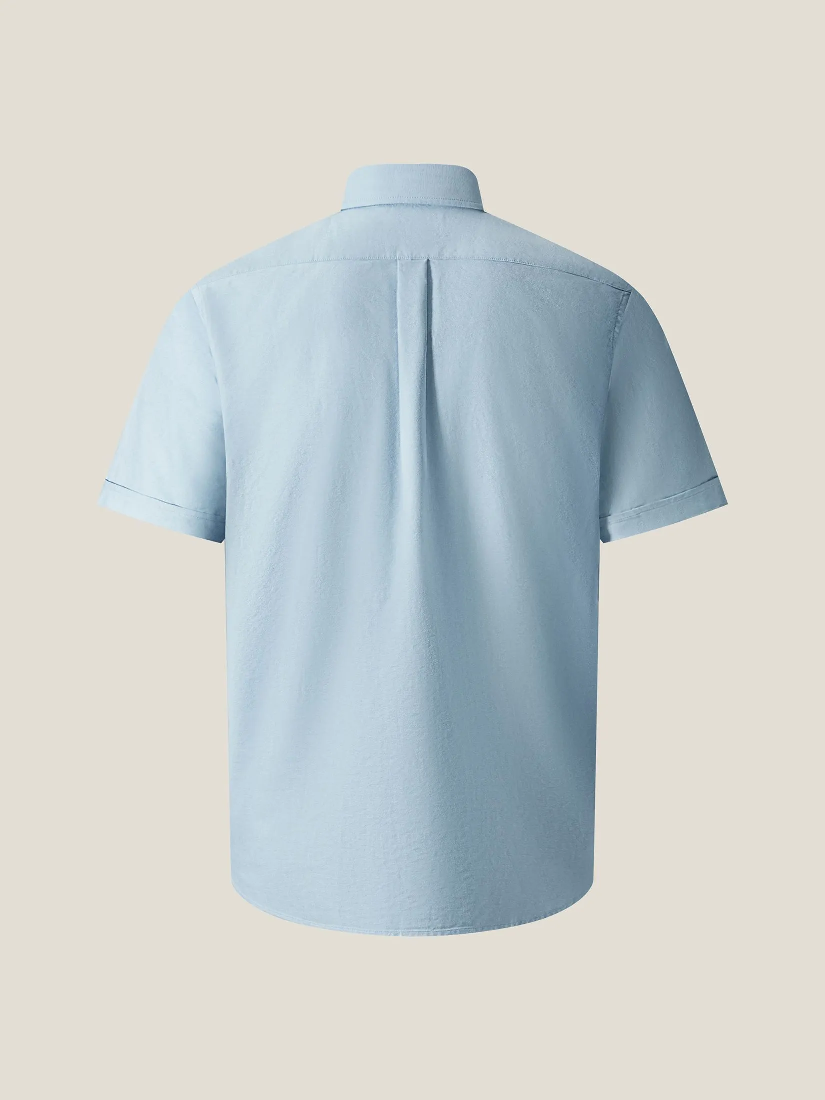 G2000 Men Clothing Cotton Oxford Short Sleeve Casual Shirt  Comfort Fit - 5113001872 - Blue