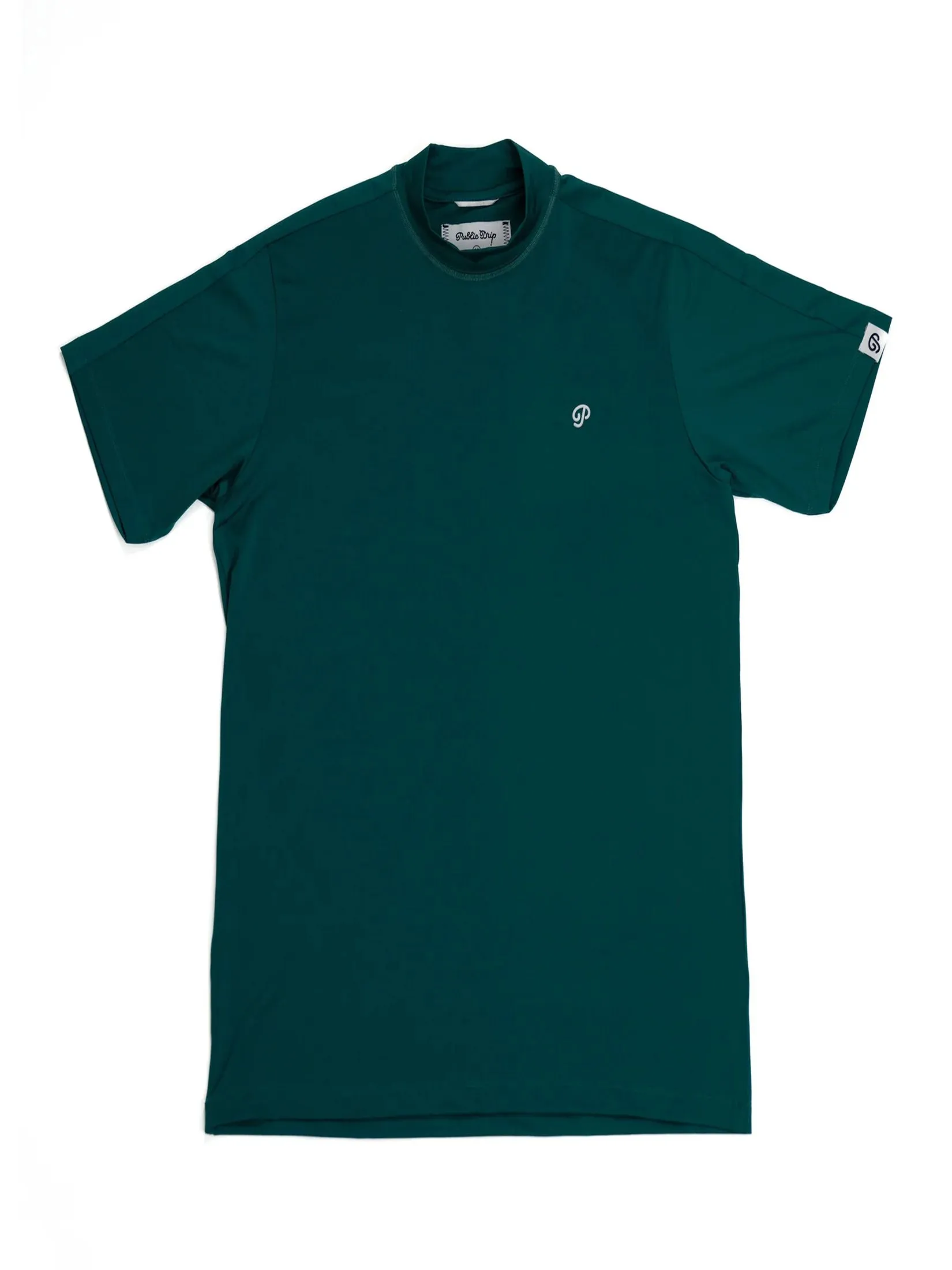 PUBLIC DRIP LONGSLEEVE MOCK NECK IN GREEN