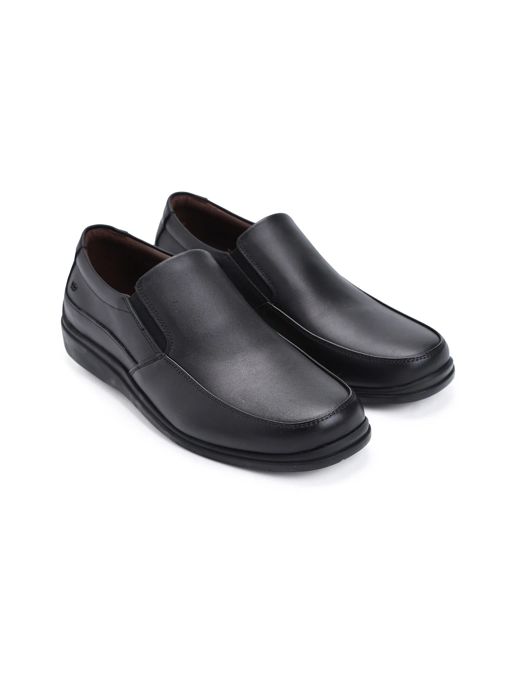 HUSH PUPPIES Men's Shoes Dress Shoes Slip-ons  - BLACK
