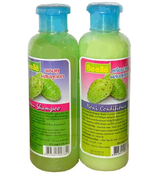 Шампунь и кондиционер с нони Beelle 400 и 400 мл