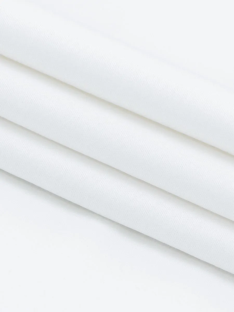 GIORDANO Men's Slim Fit Embroidery Bold Polo (Liquid Touch) Signature white