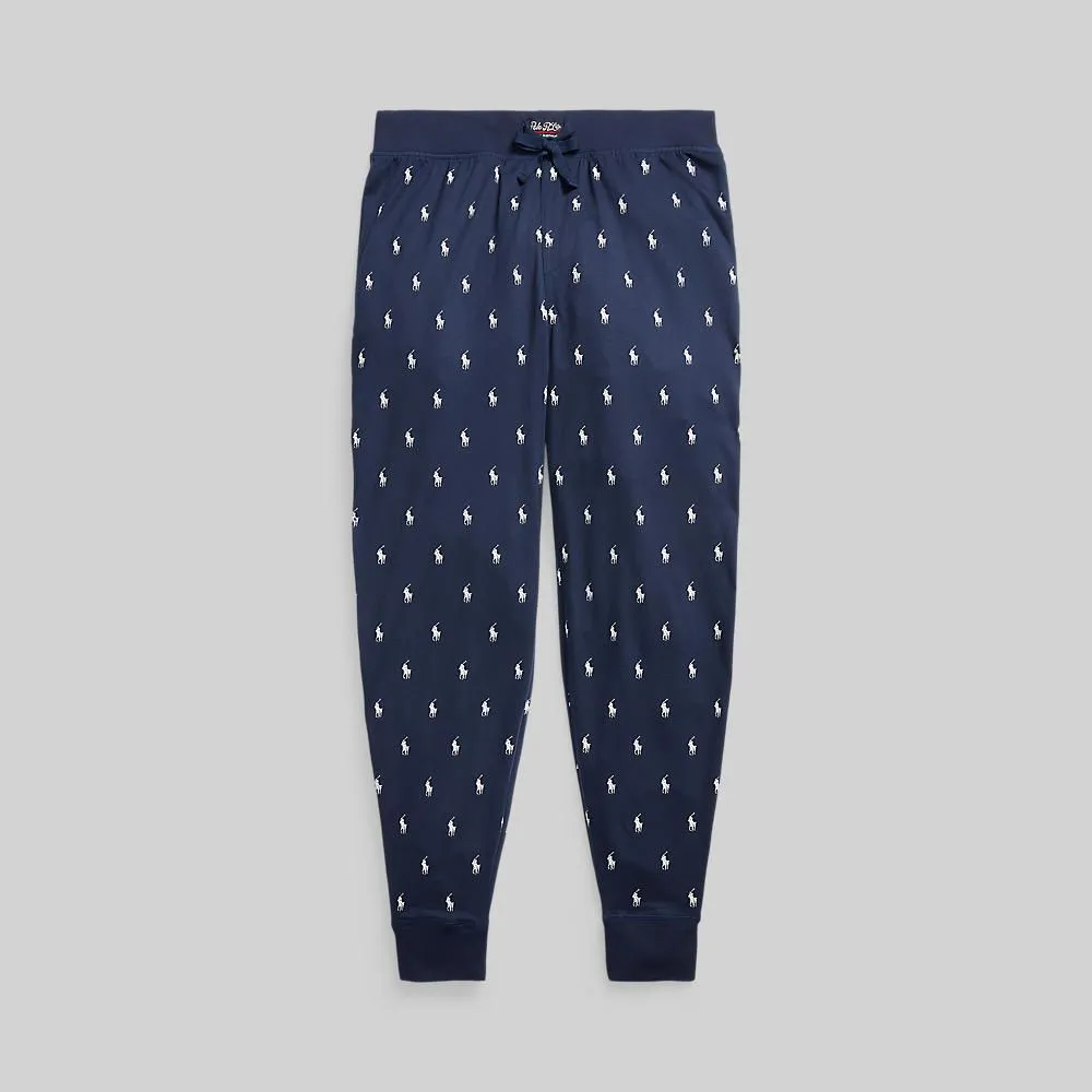 POLO RALPH LAUREN Underwear JOGGER-Allover Pony Cotton Jersey Sleep Jogger MAPOSLP0N320150 410 NAVY-410