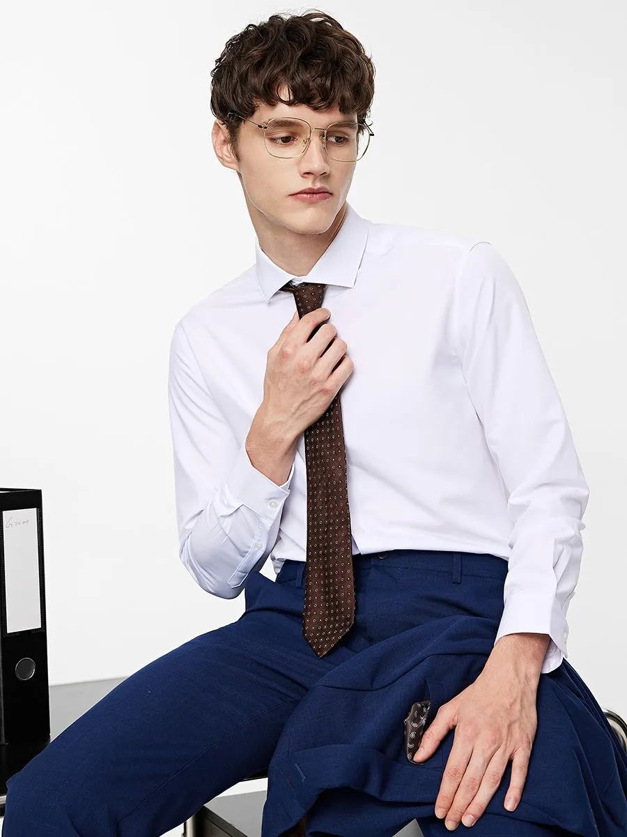 G2000 Men Clothing Long Sleeves Formal Shirt  Smart Fit  White