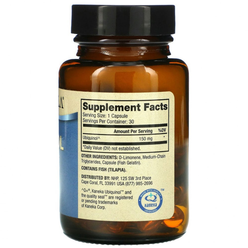 Dr. Mercola, убихинол, 150 мг, 30 капсул