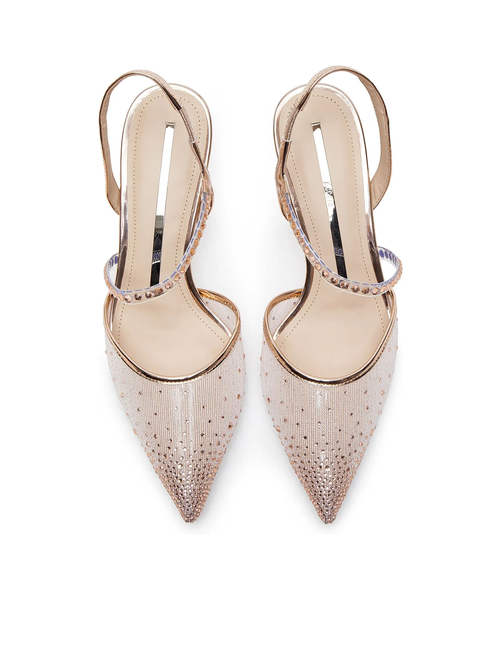 STACCATO Women Heel Slippers Slingback Strap Glitter