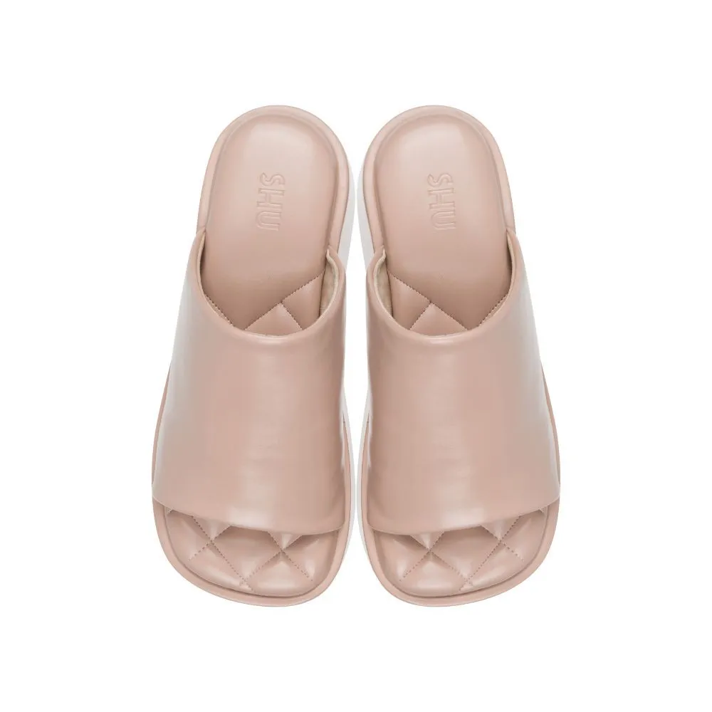 SHU PALETTE SOFT 3" SMOOTH SQUARE WEDGES - NUDE PINK