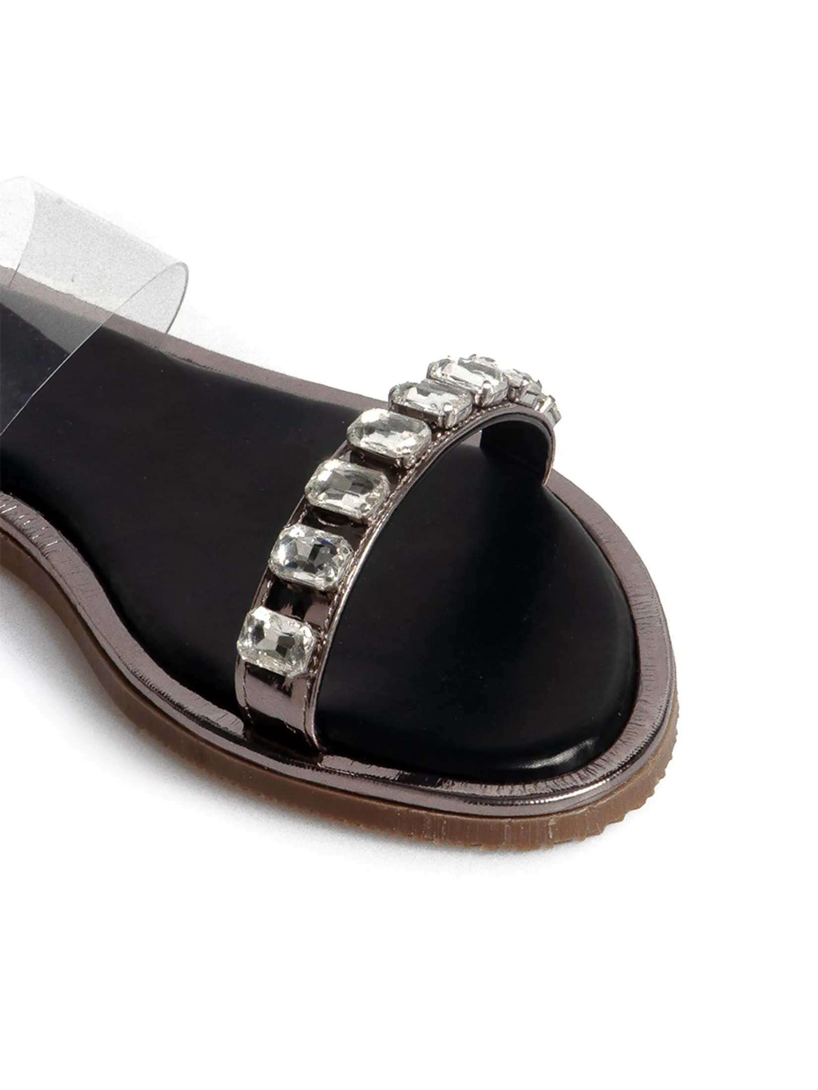 KENNETH COLE WOMEN SANDALS JAMILLIE DIAMOND / PEWTER