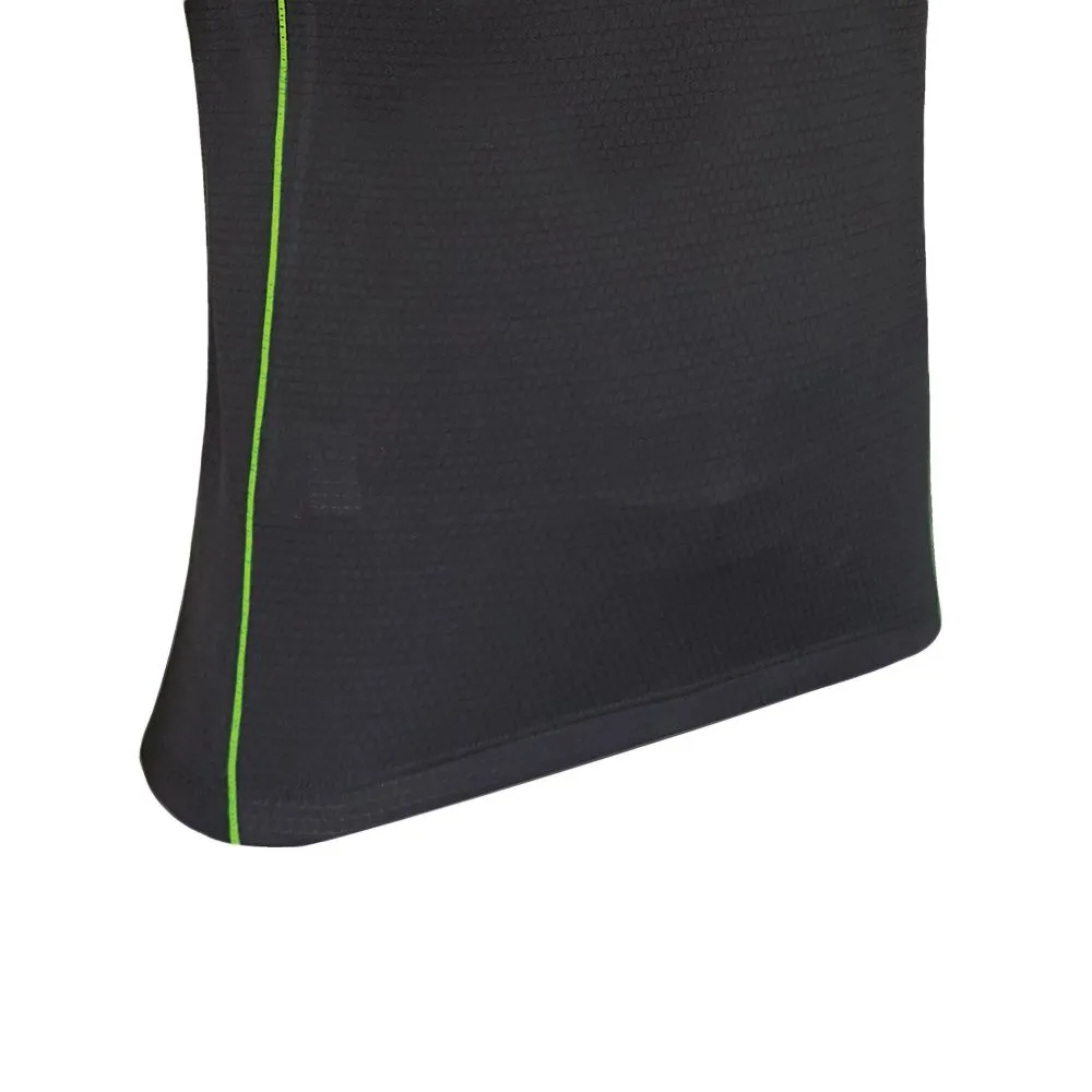 SPANDEX Black/Green-CS002-Cycling Short Sleeve