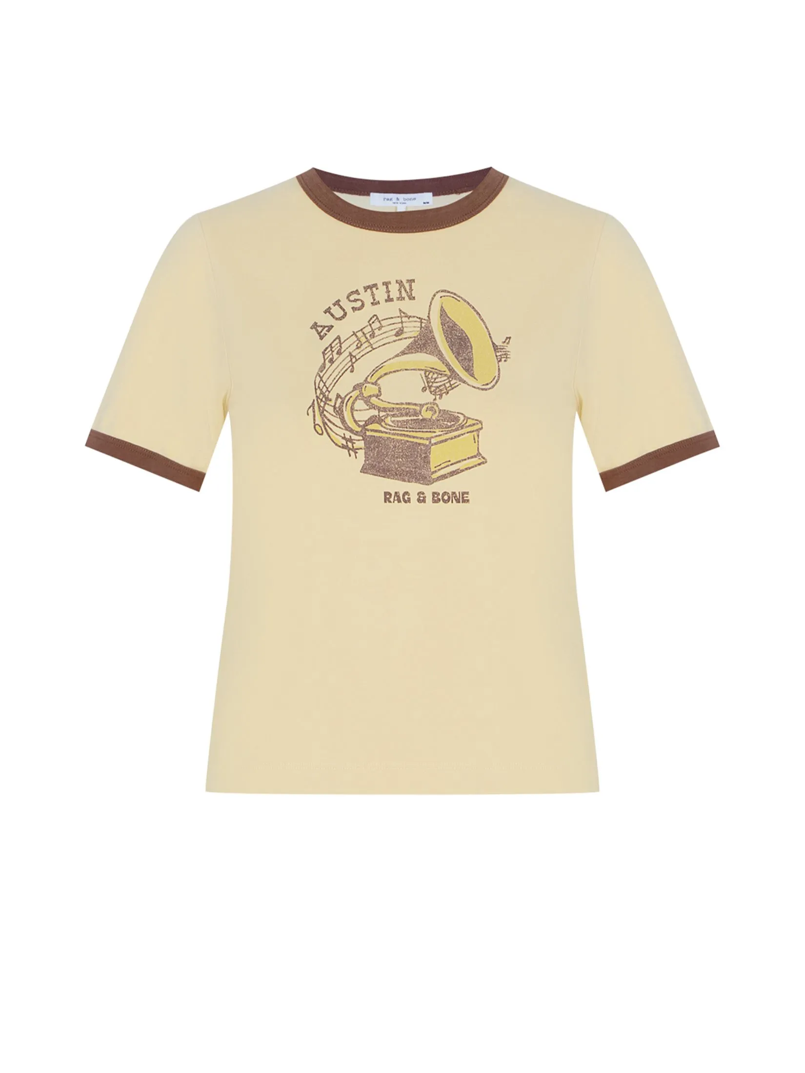 RAG & BONE Women Rb Austin Ringer Tee Size - S