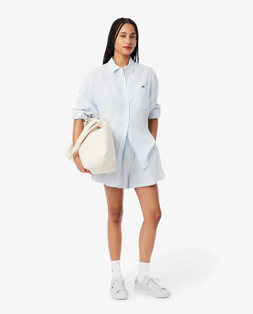 LACOSTE Women’s Carnaby Set Leather Sneakers White