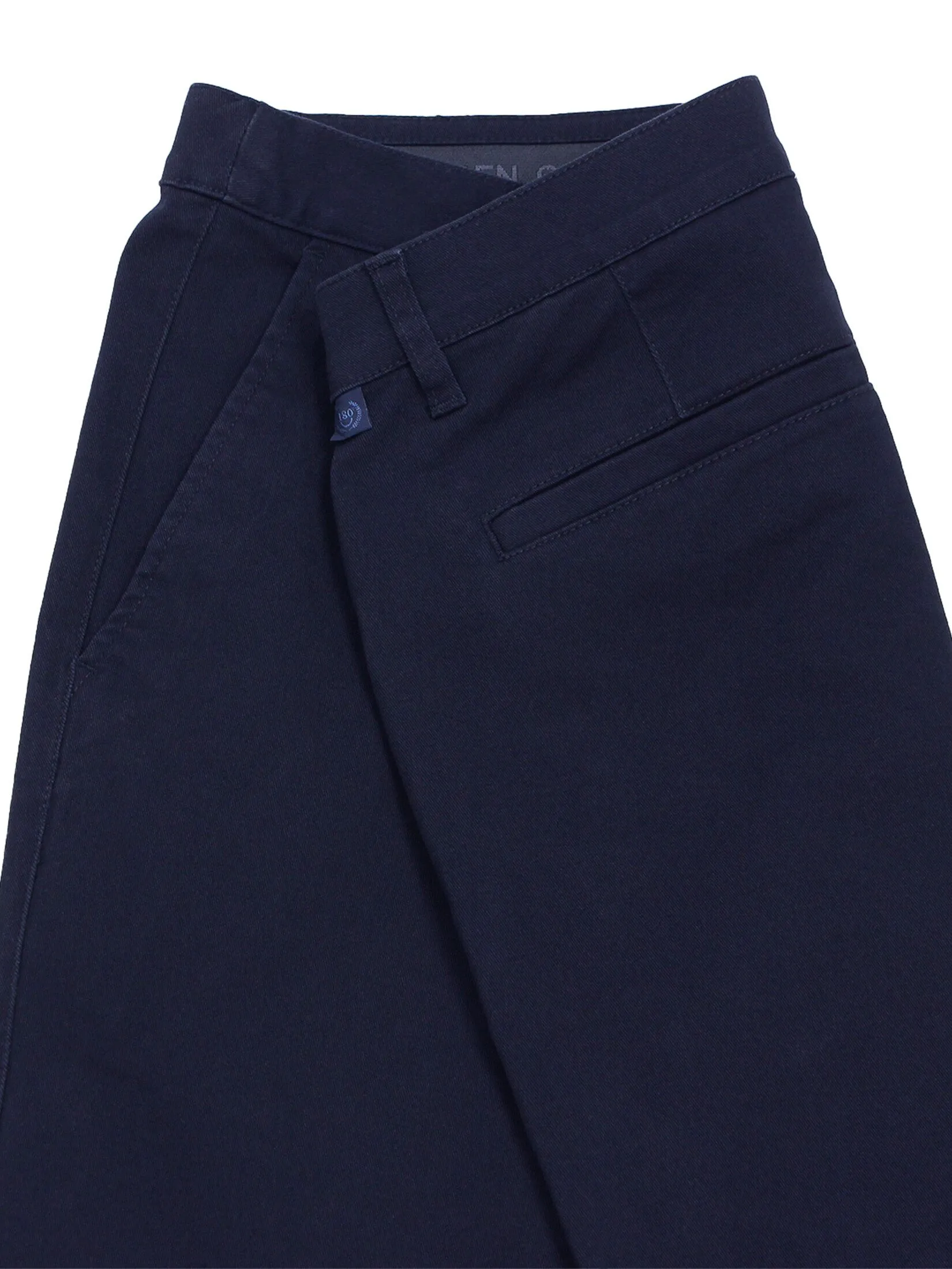 GIORDANO Men's Low-Rise Skinny Stretch Pants (180° Elastic Waistband) Navy blue
