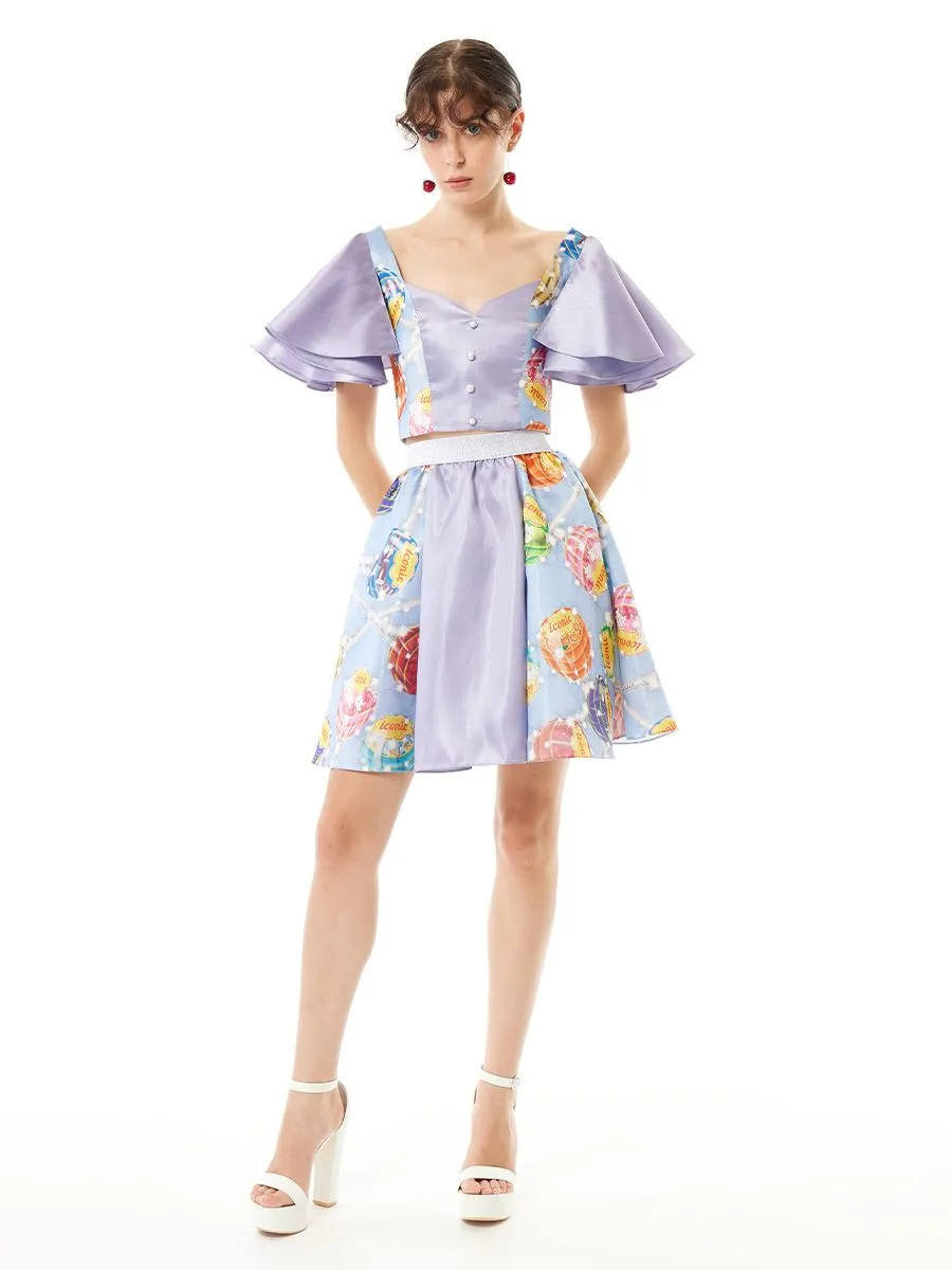 ICONIC WOMAN BLUE PURDY SKIRT