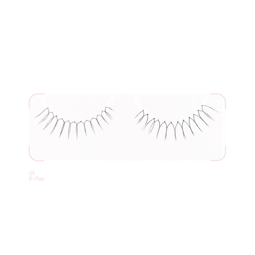Meilinda Baby Blink Lashes 3pairs 01 K-Pop