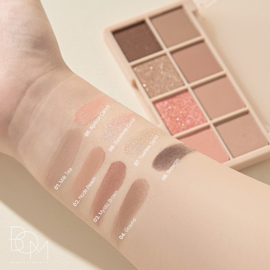 BOM Base On Basic Eye Palette 12g. 01 Coralism