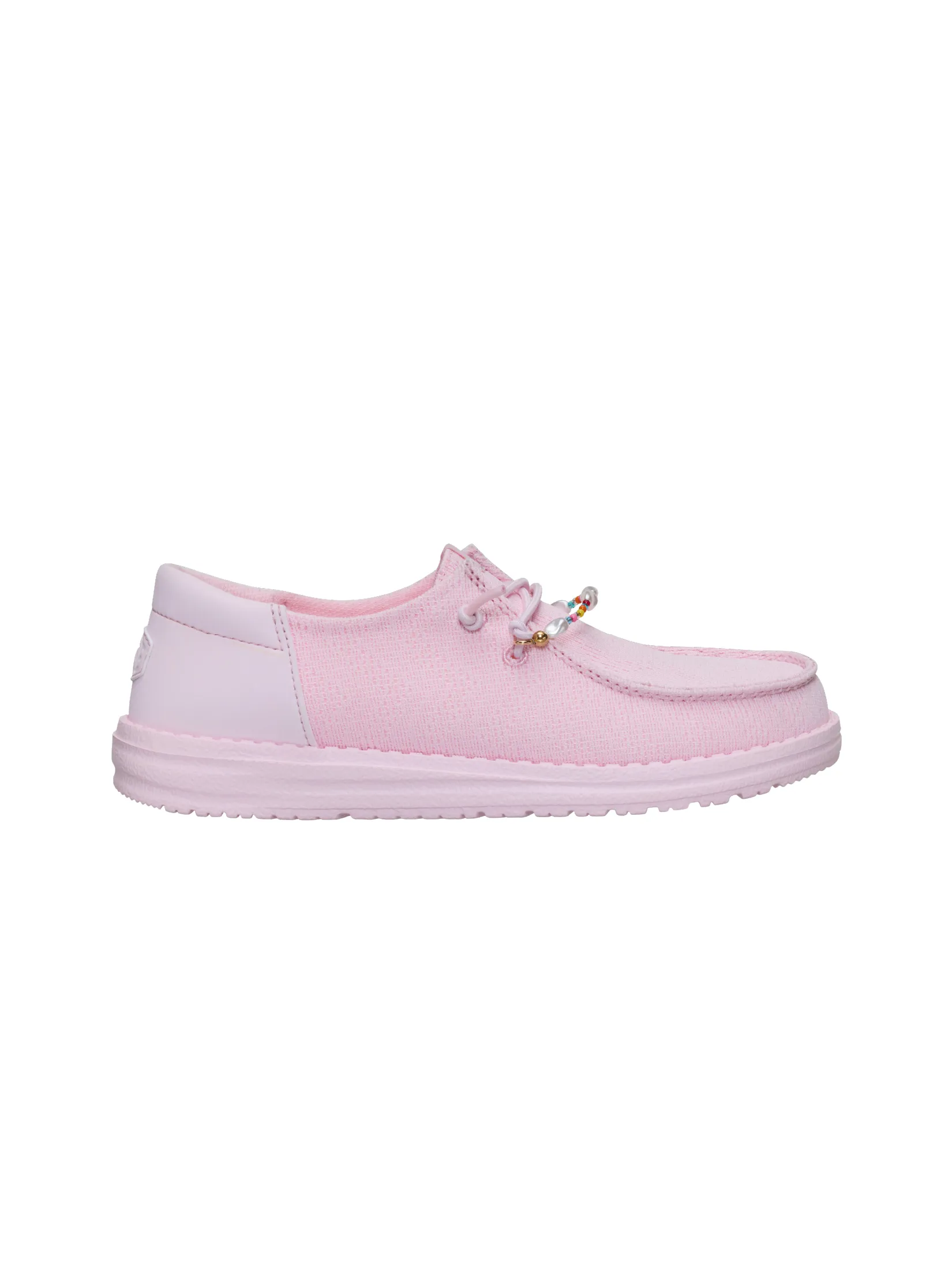 HEYDUDE WENDY FUNK MESH SHOELRY  LIGHT PINK