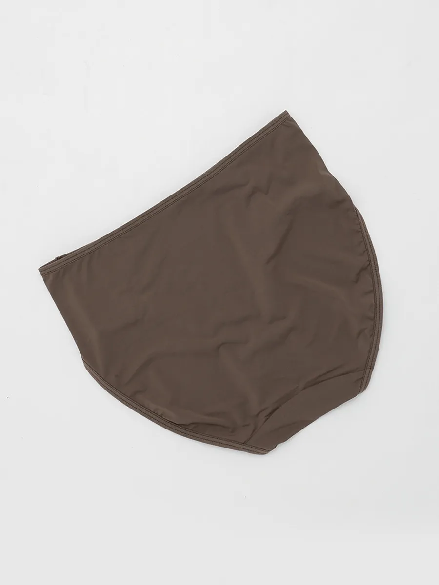 SABINA Fresh Up Mid Waisted Panty - Cocoa