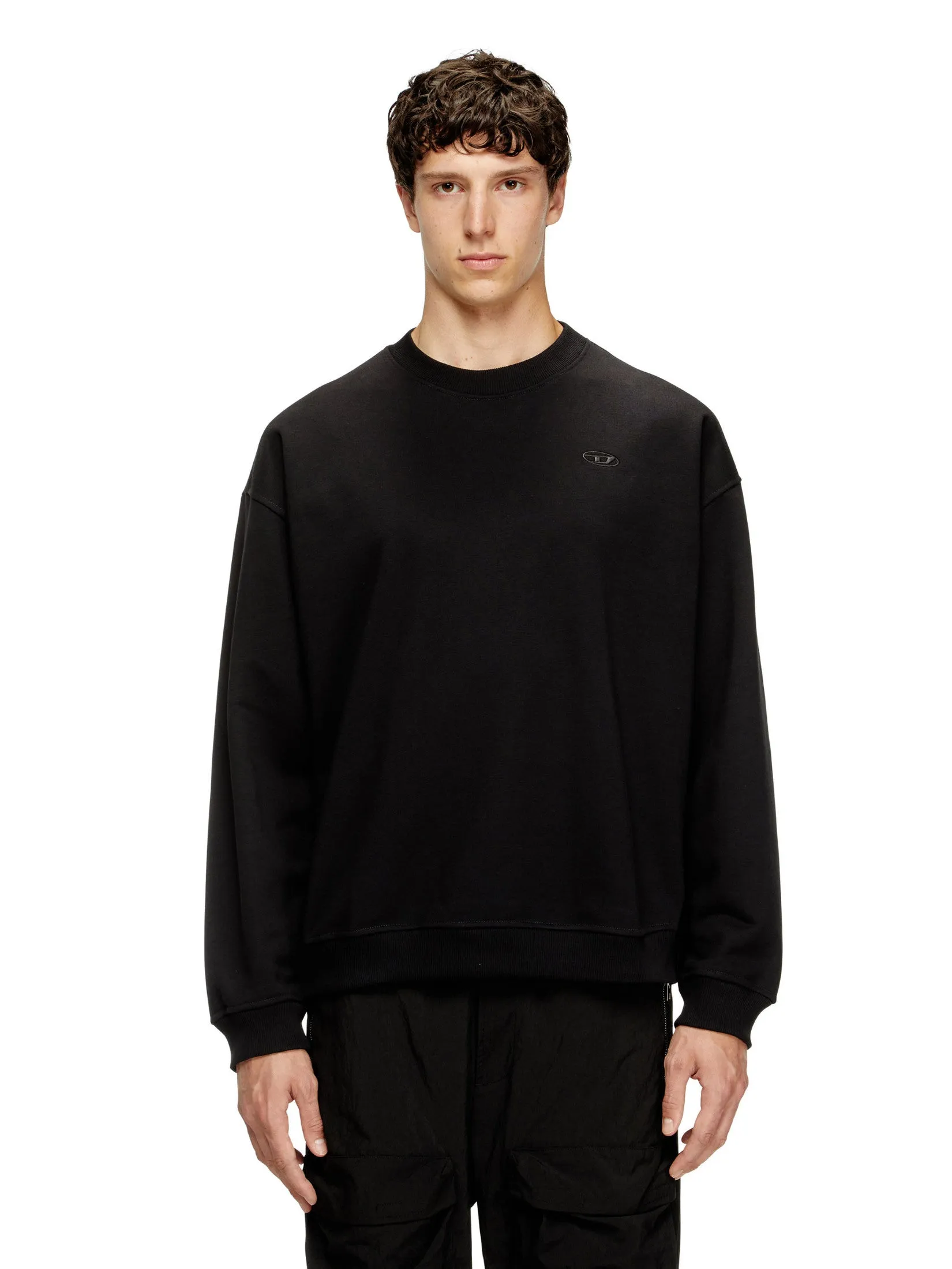 DIESEL Pullover Men S-BOXT-T2 SWEAT-SHIRT Black