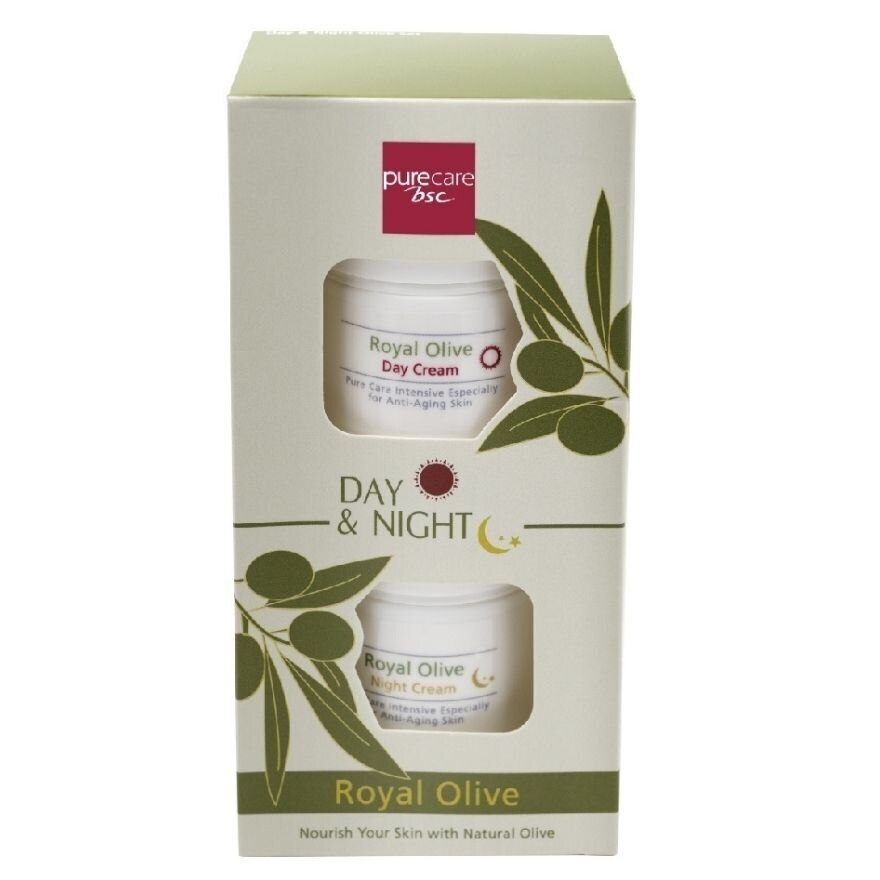 Pure Care Bsc Royal Olive Day  Night Set 40g.