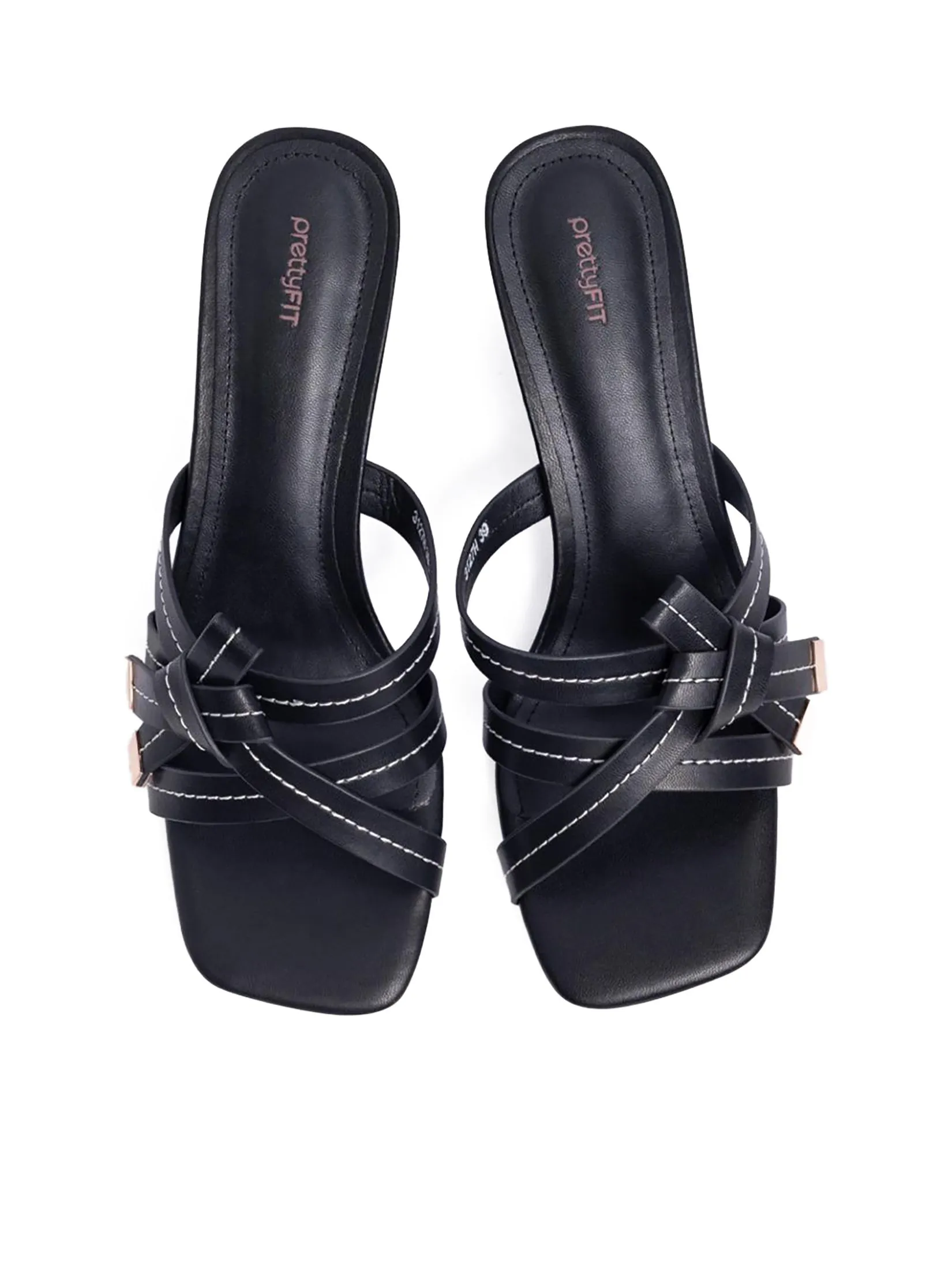 PRETTY FIT Women Heels Slippers with Strap