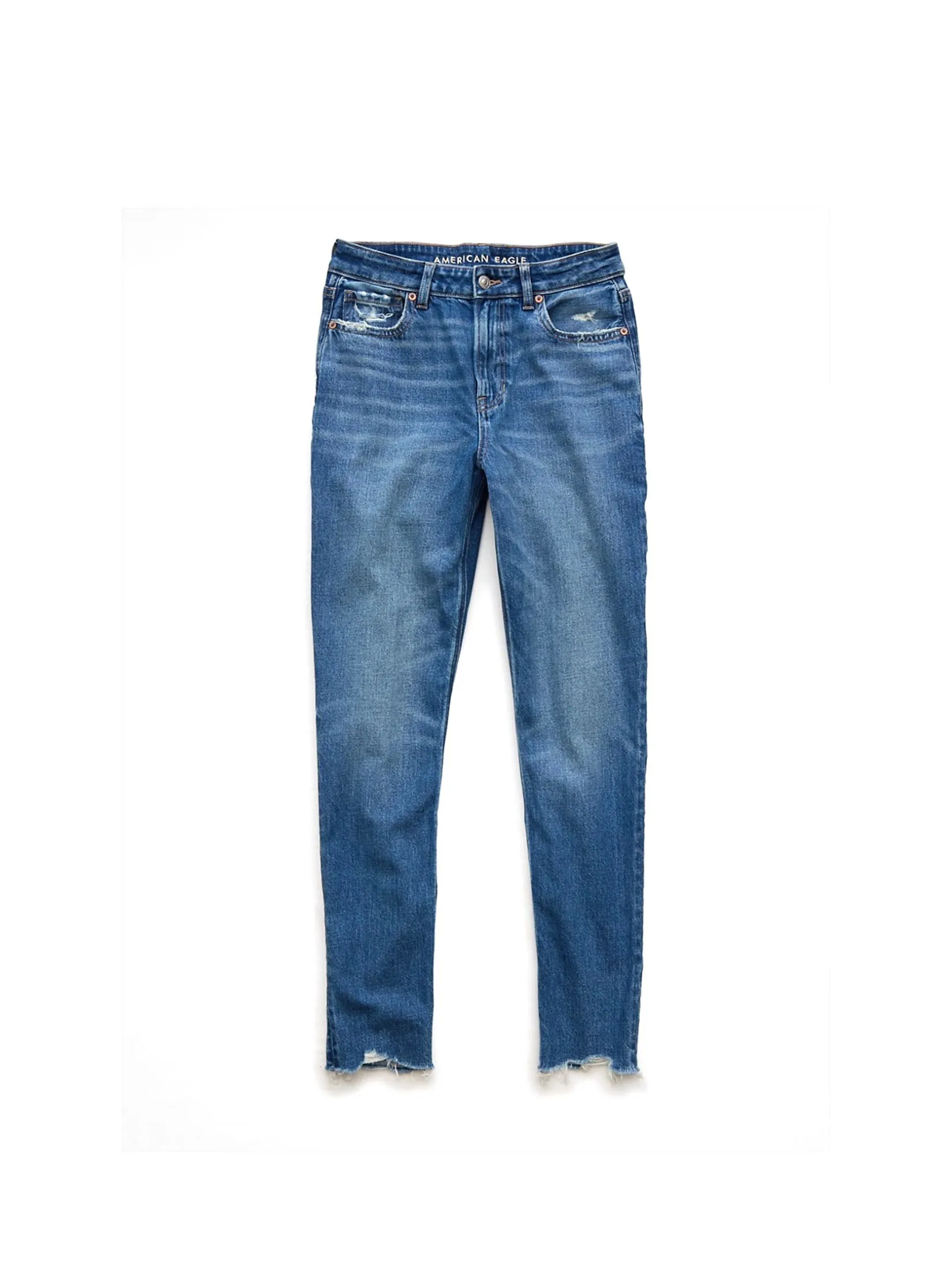 AMERICAN EAGLE WOMEN MOM JEANS 911 DEEP SEA BLUE