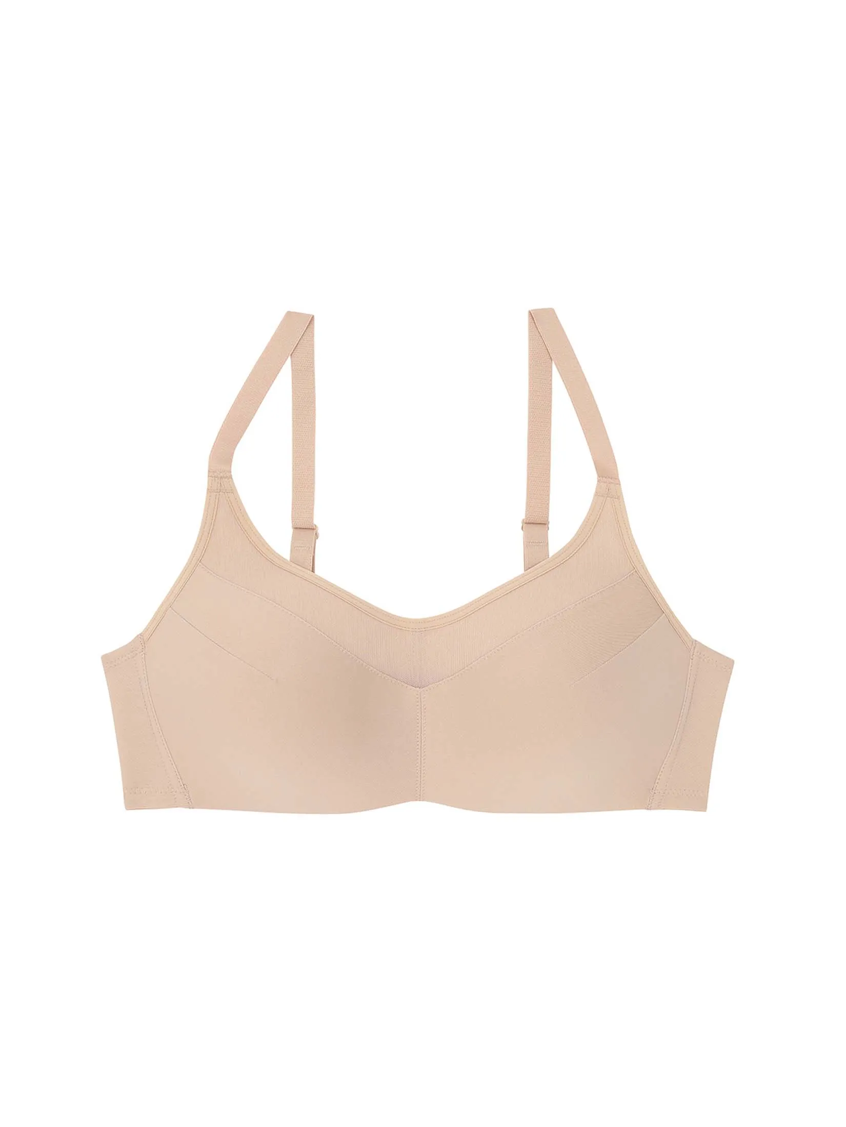 WACOAL Women Surprise Wireless Bra mesh detail style Beige