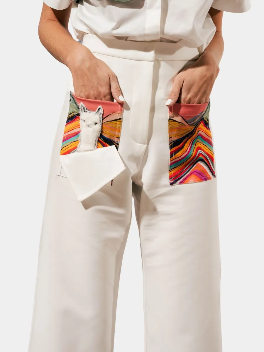 AMASS ME Women Rainbow Peaks Pants Rainbow