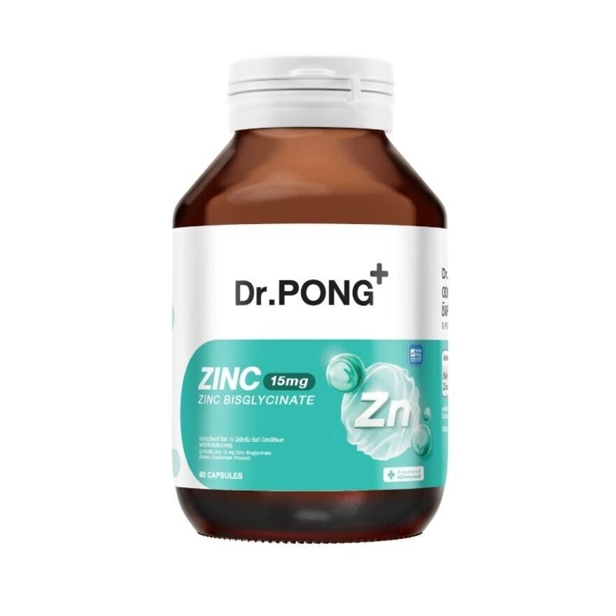 Dr.PONG Zinc Bisglycinate 15 mg. 60 Capsules