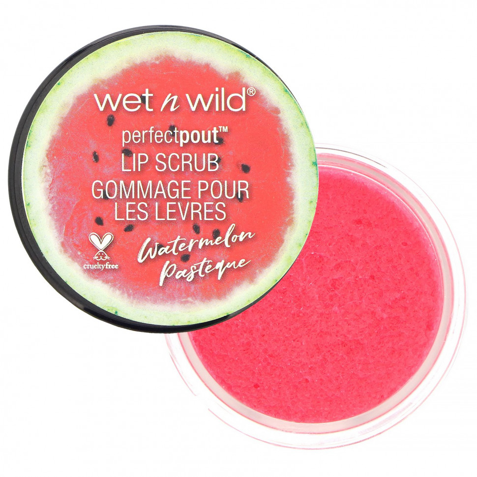 Wet n Wild, Perfect Pout, скраб для губ, «Арбуз», 10 г (0,35 унции) - WNW-36447-Арбуз | 0.35 унц.