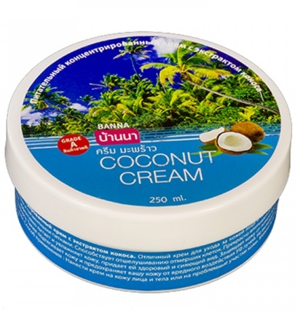 Крем для тела с кокосовым маслом Banna 250 мл
