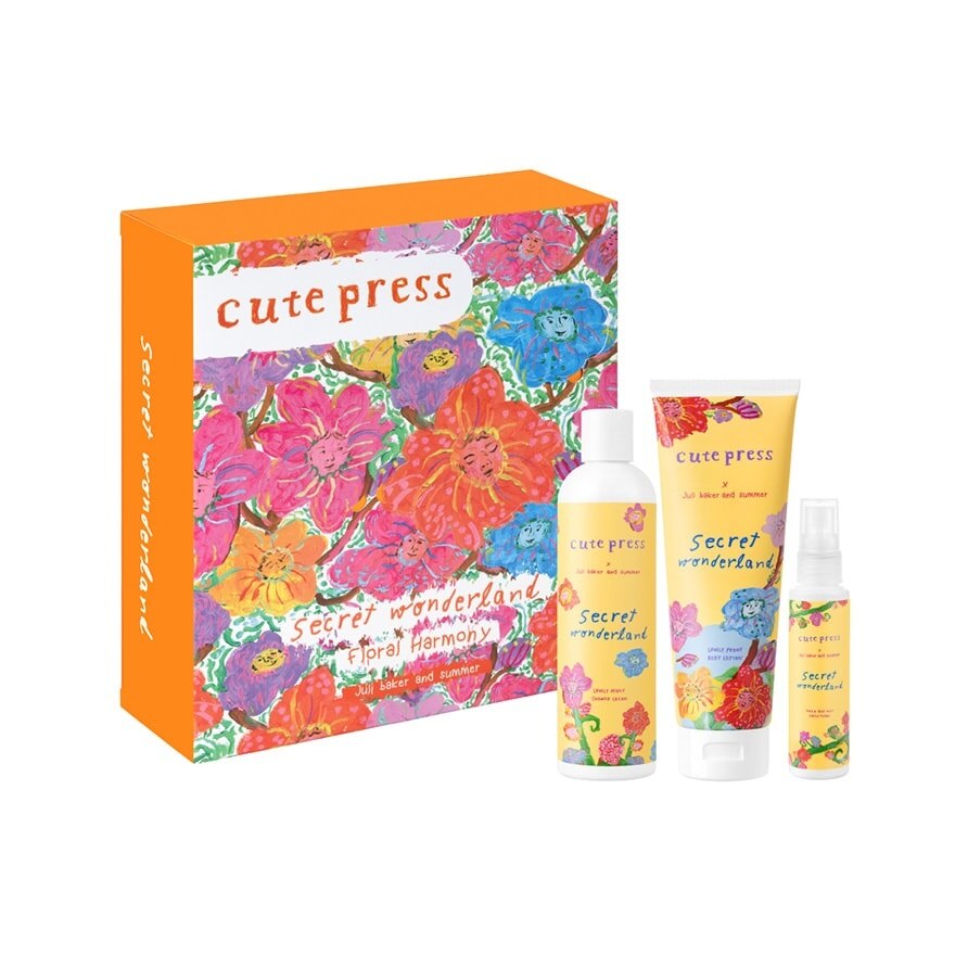 Cute Press Gift Set 3pcs. Secret Wonderland Lovely Peony