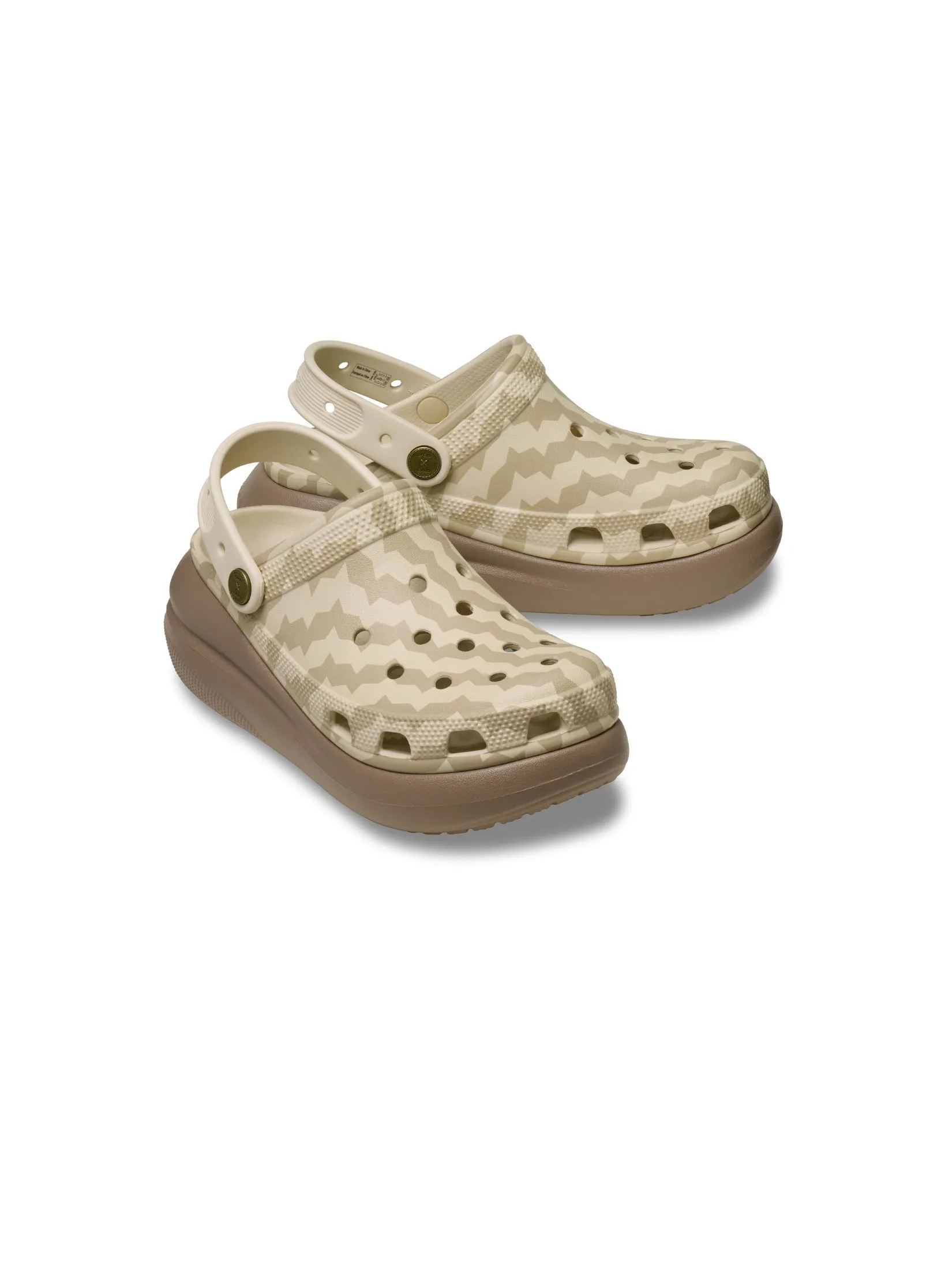 CROCS UNISEX CRUSH EASY ELEGANCE CLOG - LATTE
