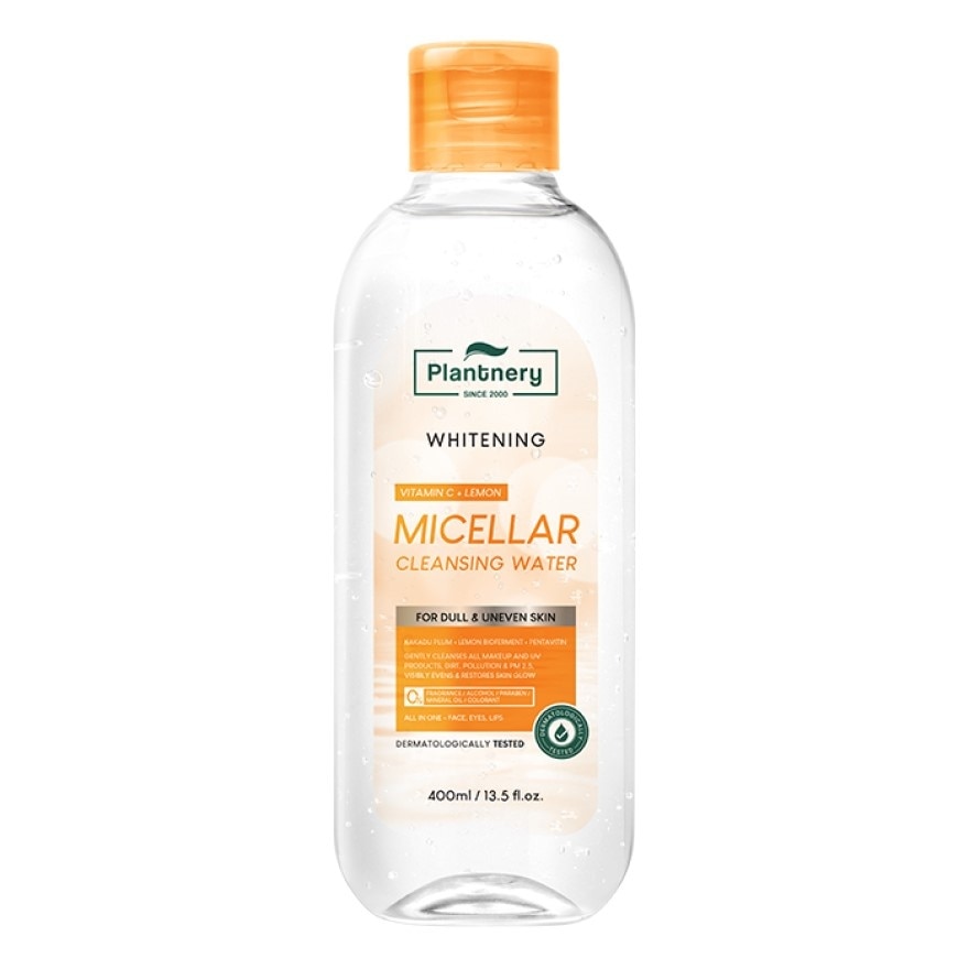 Plantnery Vit C Bright Micellar Cleansing water 400 ml.