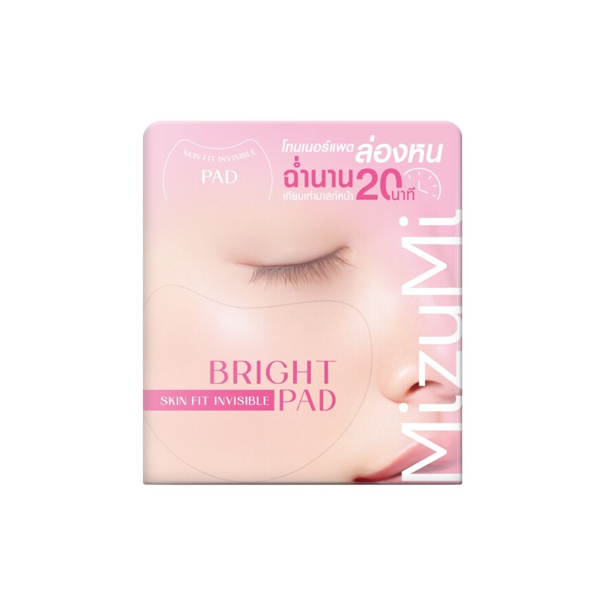 MizuMi Pad Bright Skin Fit Invisible 80'S - Pink