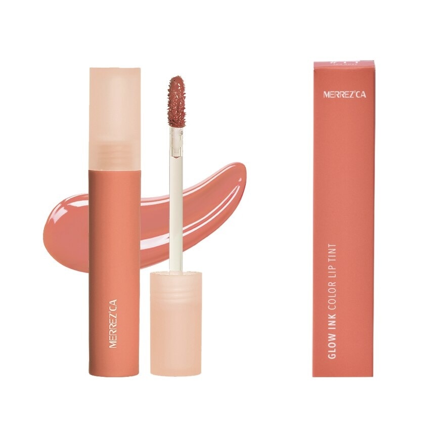 Merrez'Ca Glow Ink Color Lip Tint 11 - 11 Tea Rose