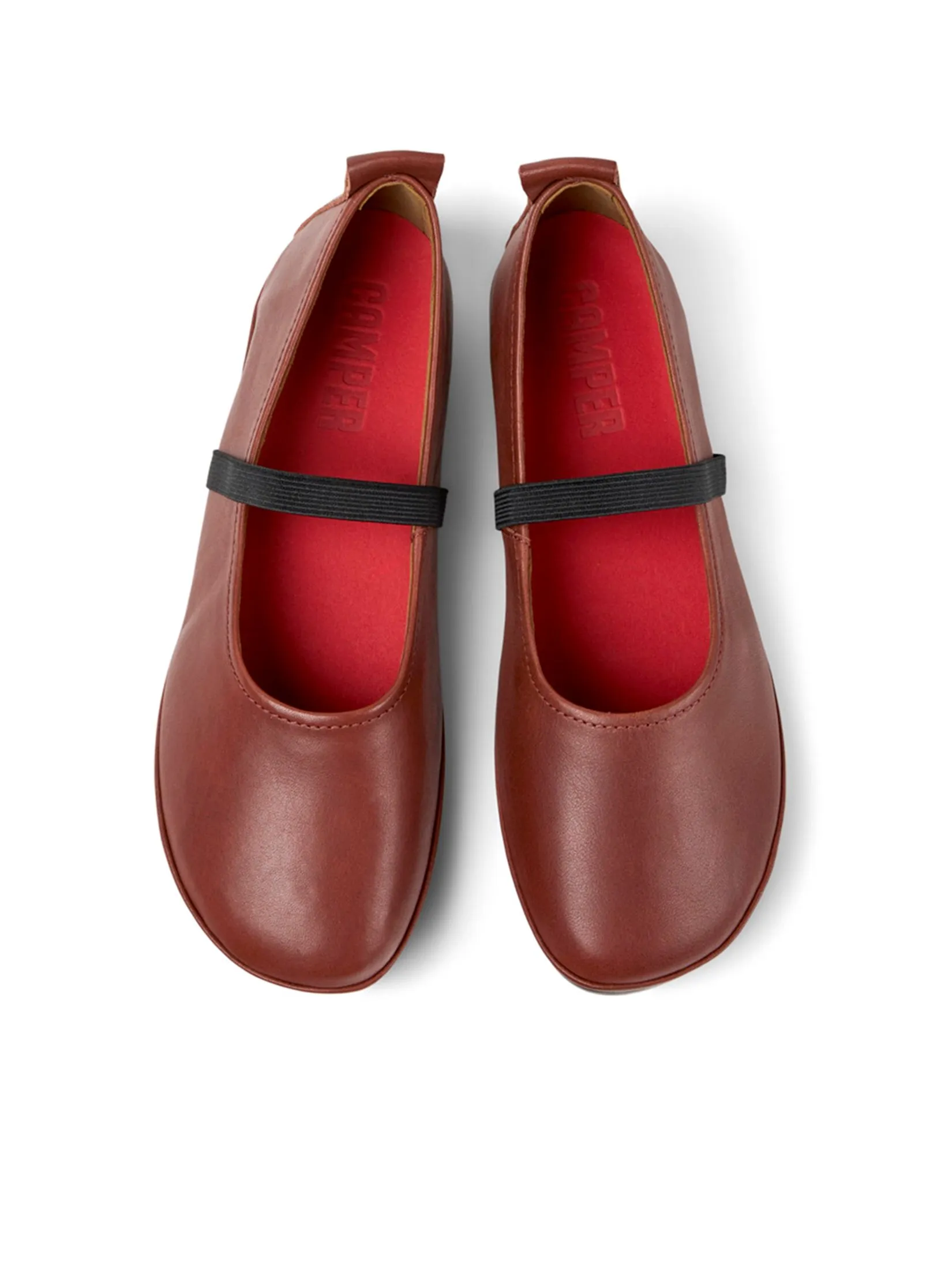 CAMPER Women Ballerina Shoes Right Nina Red