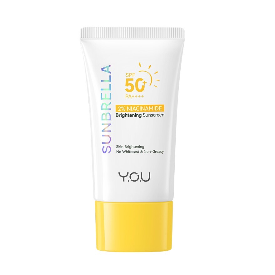 Y.O.U Sunbrella 2 Niacinamide Brightening sunscreen SPF50+ PA++++ 30ml.