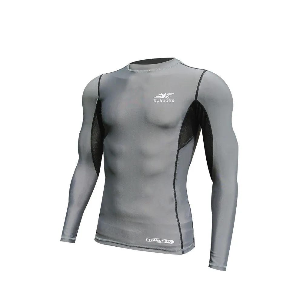 SPANDEX Grey/Black-NS001-Compression top