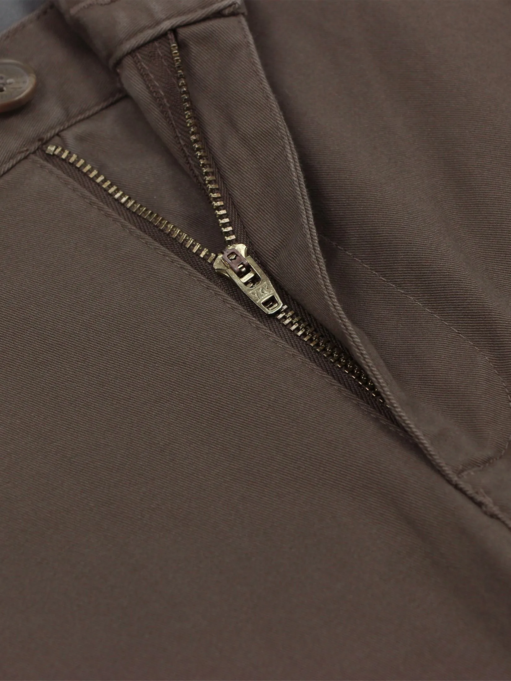 GIORDANO Men's Super Stretch Easy Care Pants (180 Waistband) Slate brown