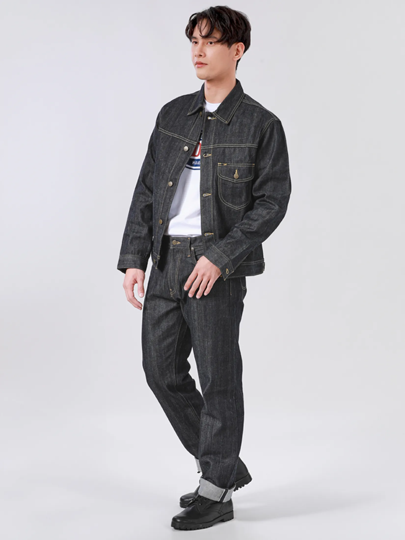 LEE Men s Jeans (Red Selvedge) Lee Riders Collection Mid Miami Fit Raw Denim