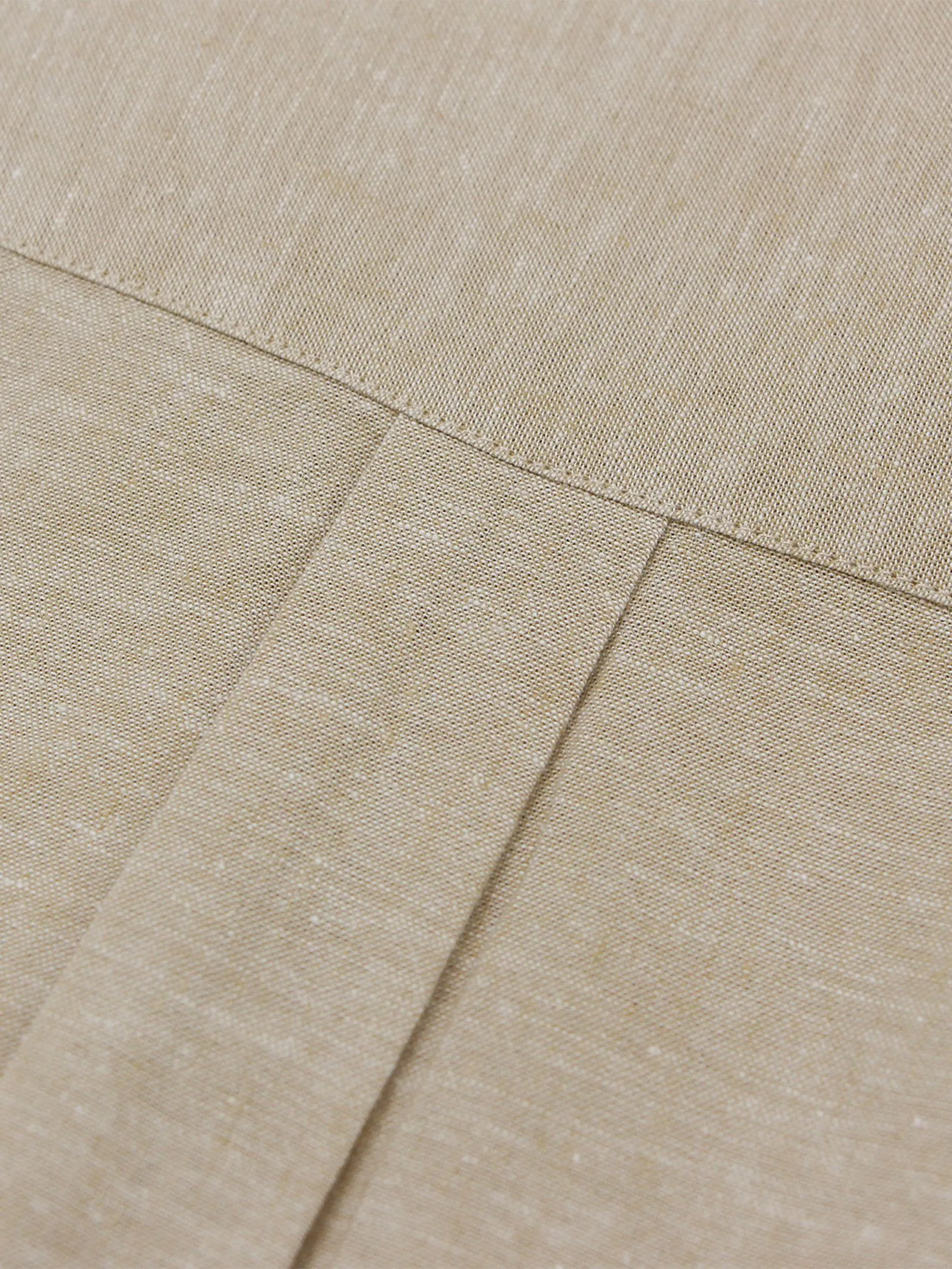 GIORDANO Women's Loose Linen Shirt Crockery Khaki