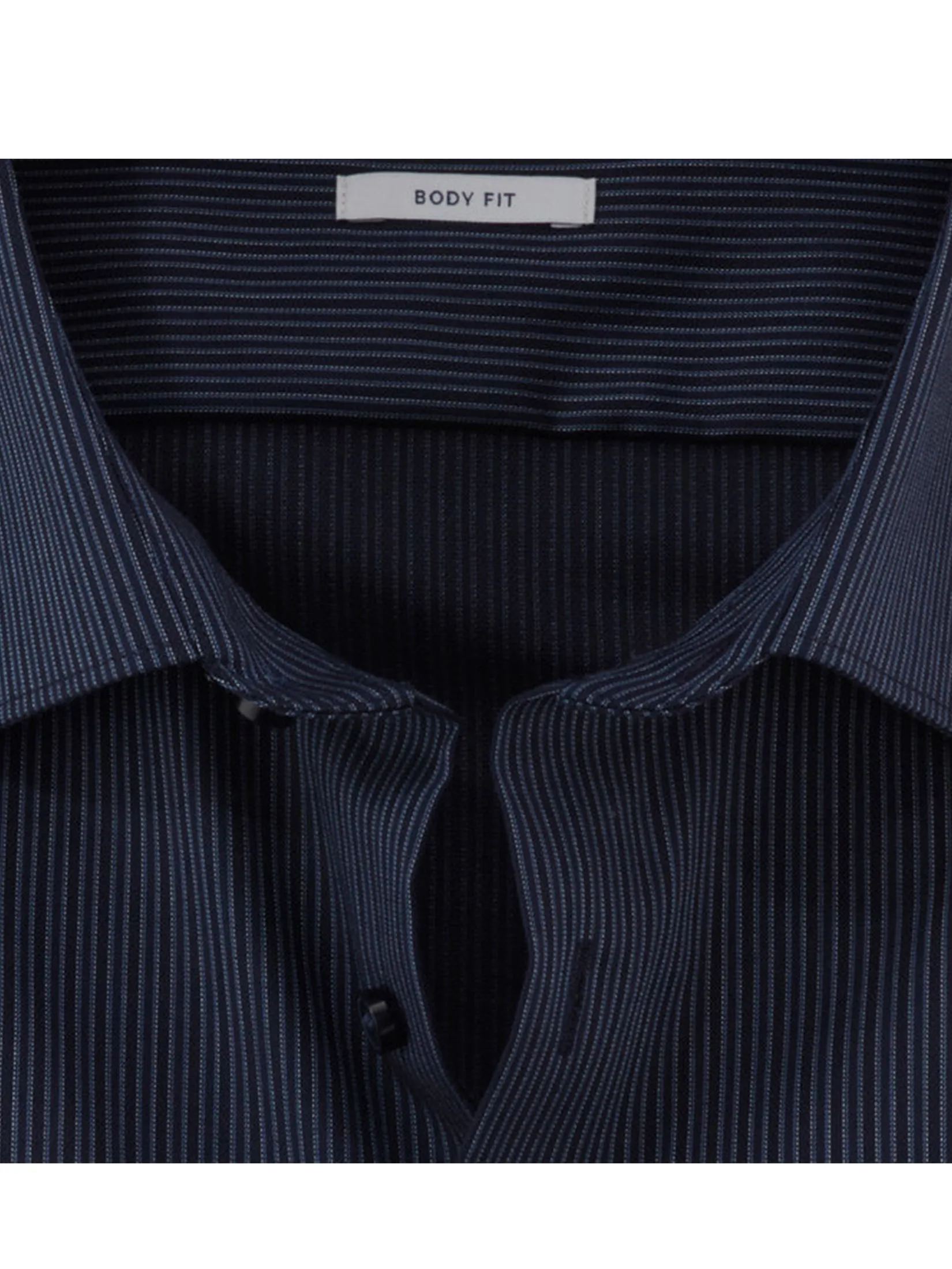 OLYMP MEN S SHIRT LONG SLEEVES BUSINESS SHIRT BODY FIT EASY IRON NAVY BLUE