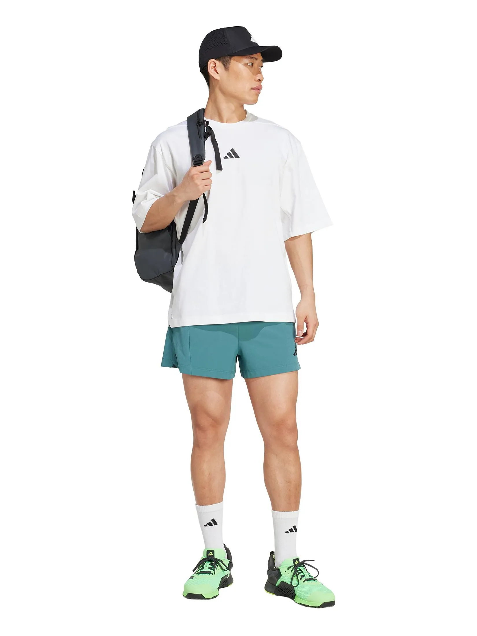 ADIDAS Men Shorts Power JW4744 Green / Preloved Teal