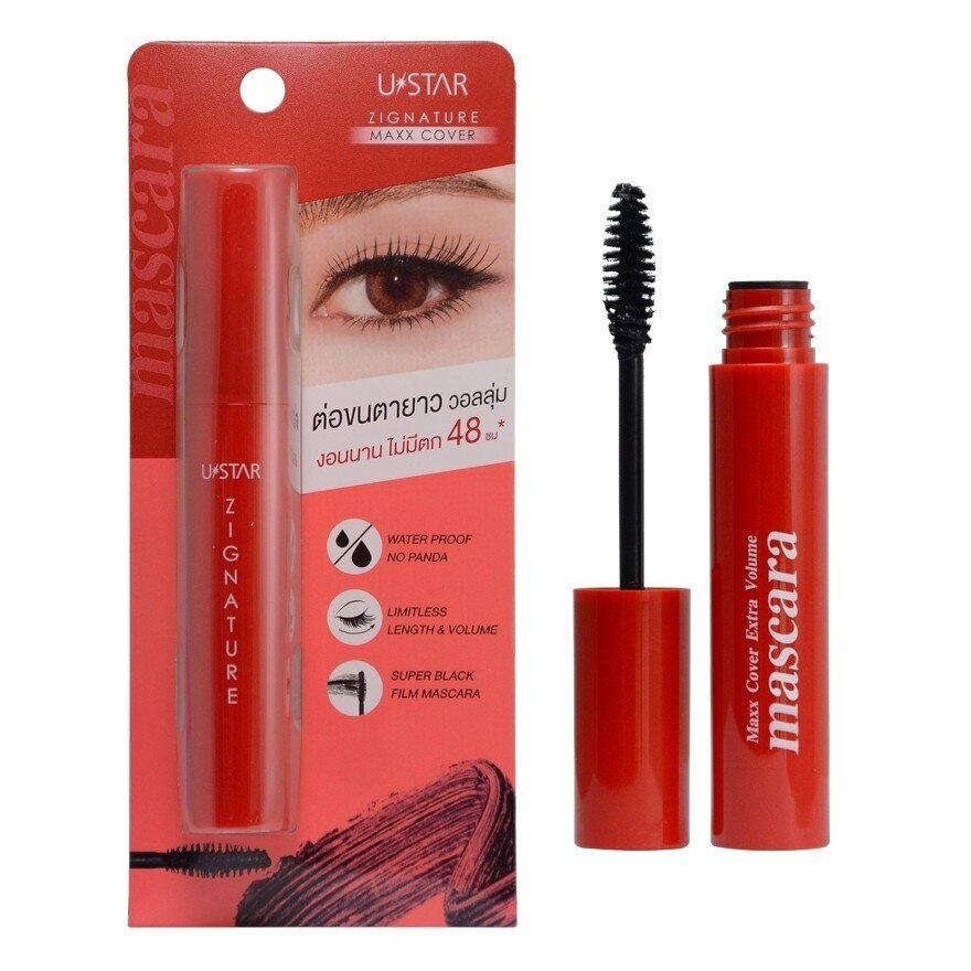 Ustar Zignature Maxx Cover Extra Volume Mascara 6g. - Black